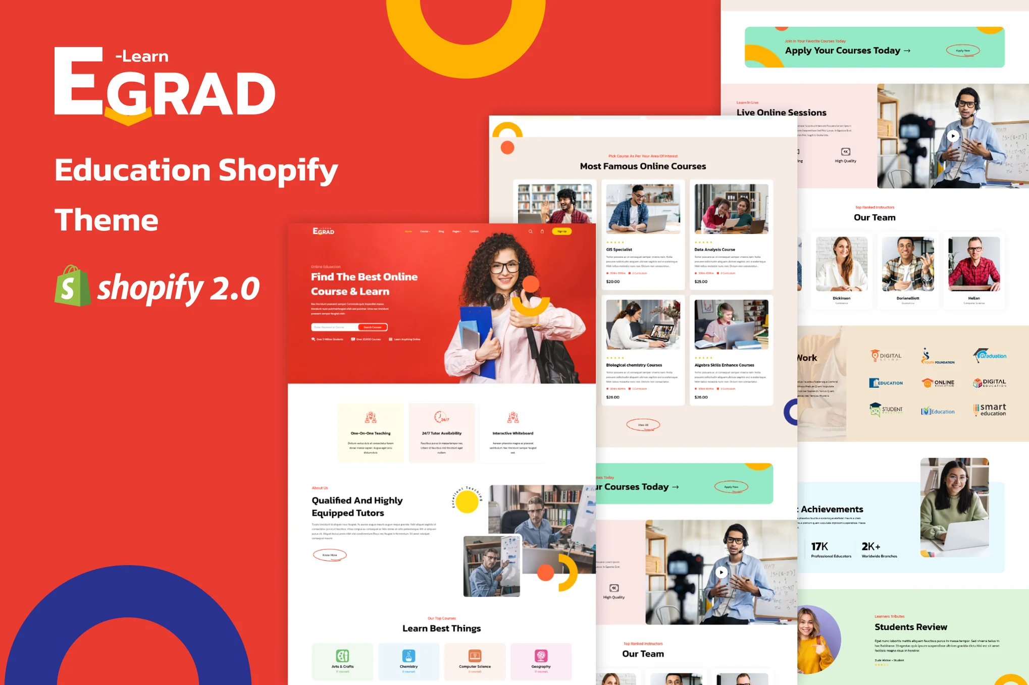 Egrad Education Shopify Theme