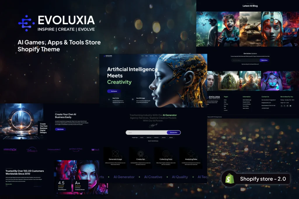 Evoluxia AI Store Shopify Theme