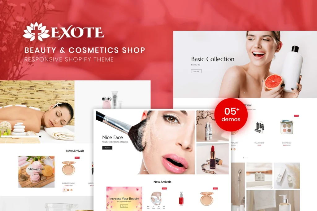 Exote Cosmetics Shopify Theme