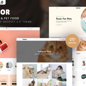 Fabtor Pets Food Shopify Theme