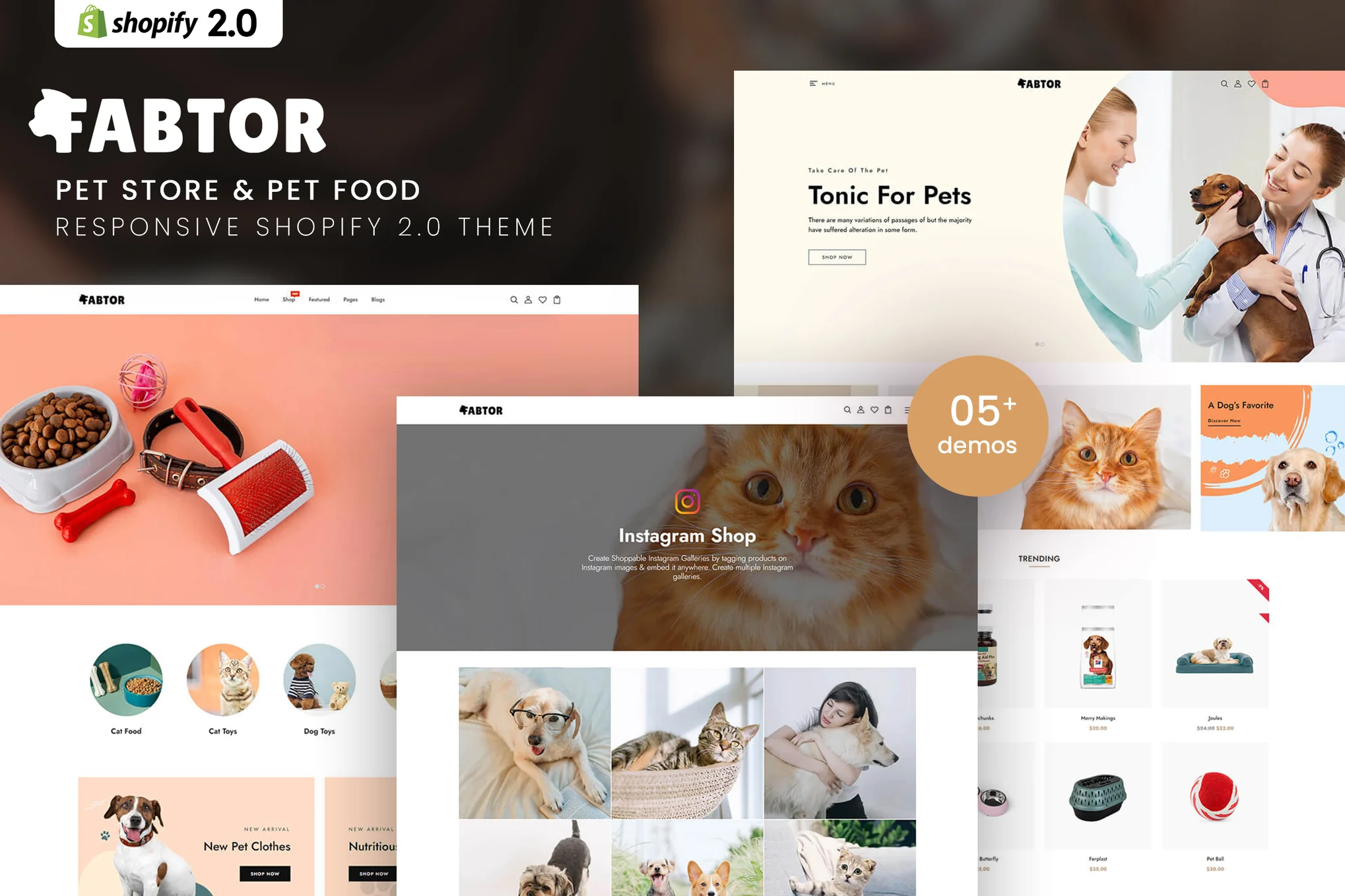 Fabtor Pets Food Shopify Theme