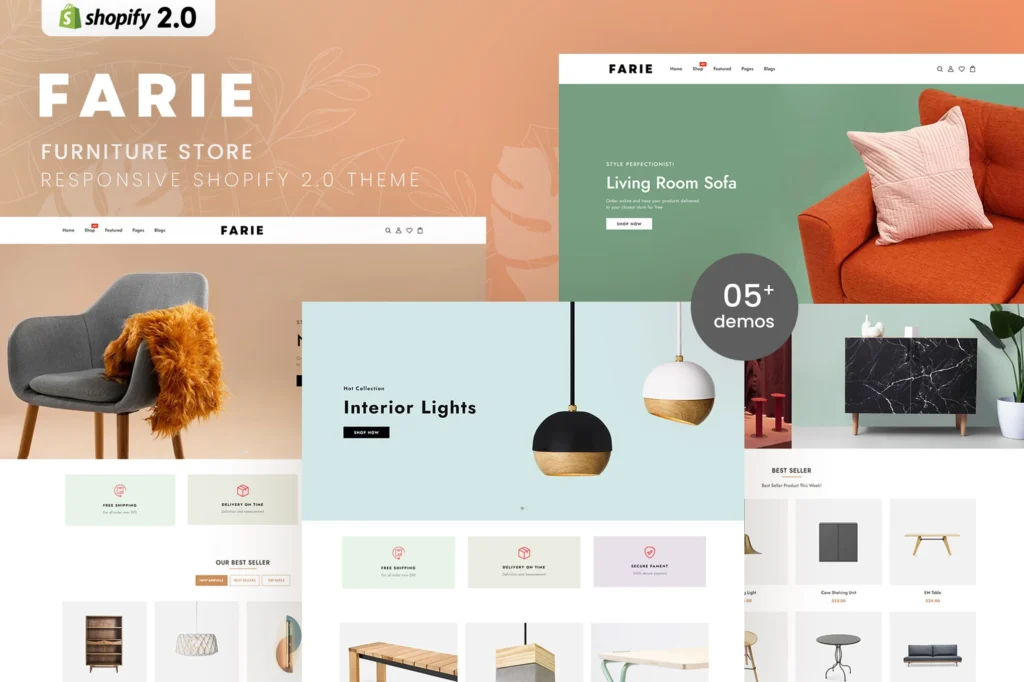 Farie Furniture Store Shopify Theme