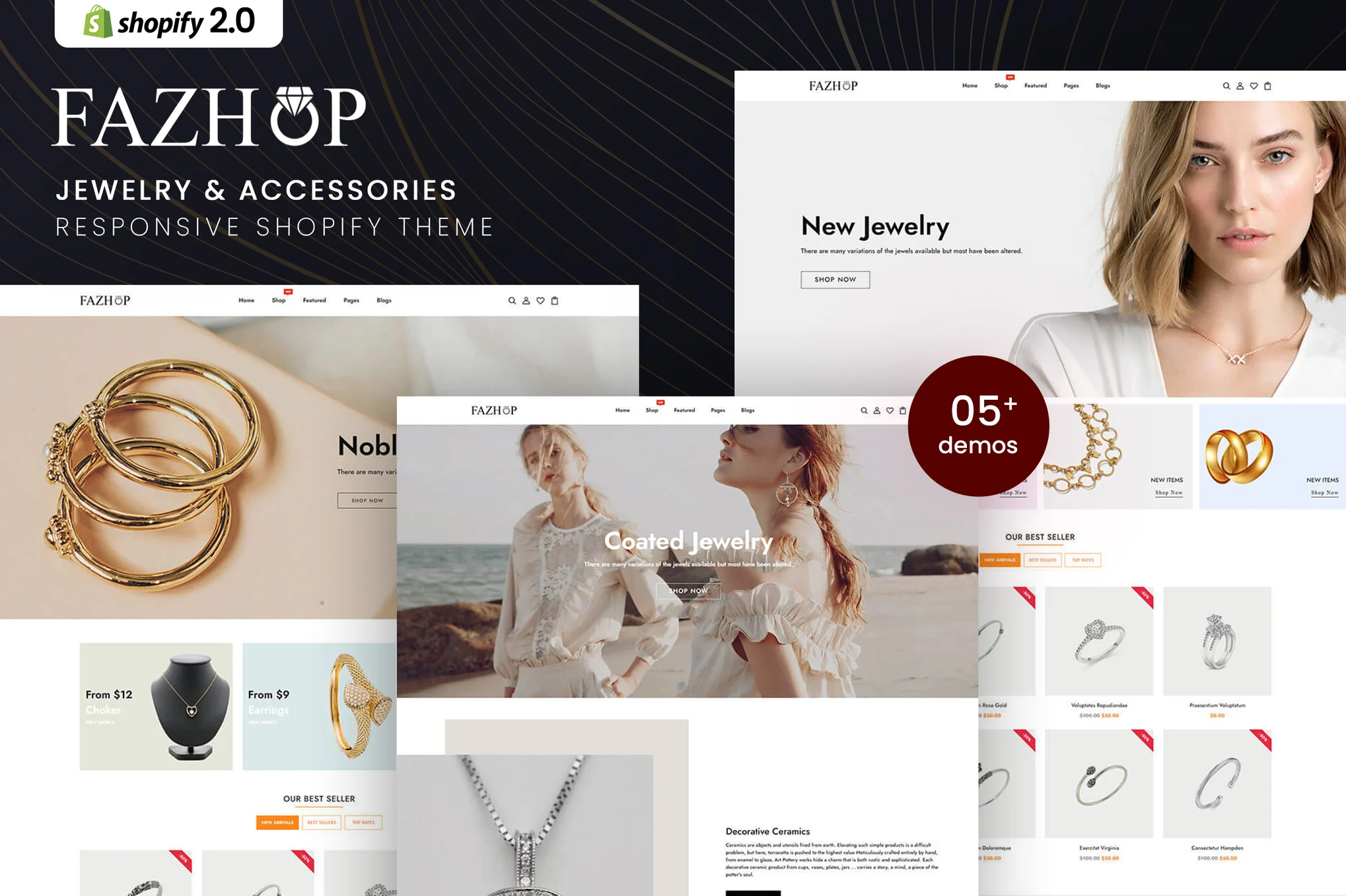 Fazhop Jewelry Shopify Theme