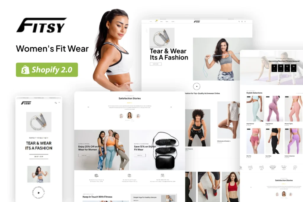 Fitsy Sports Clothing Shopify Theme