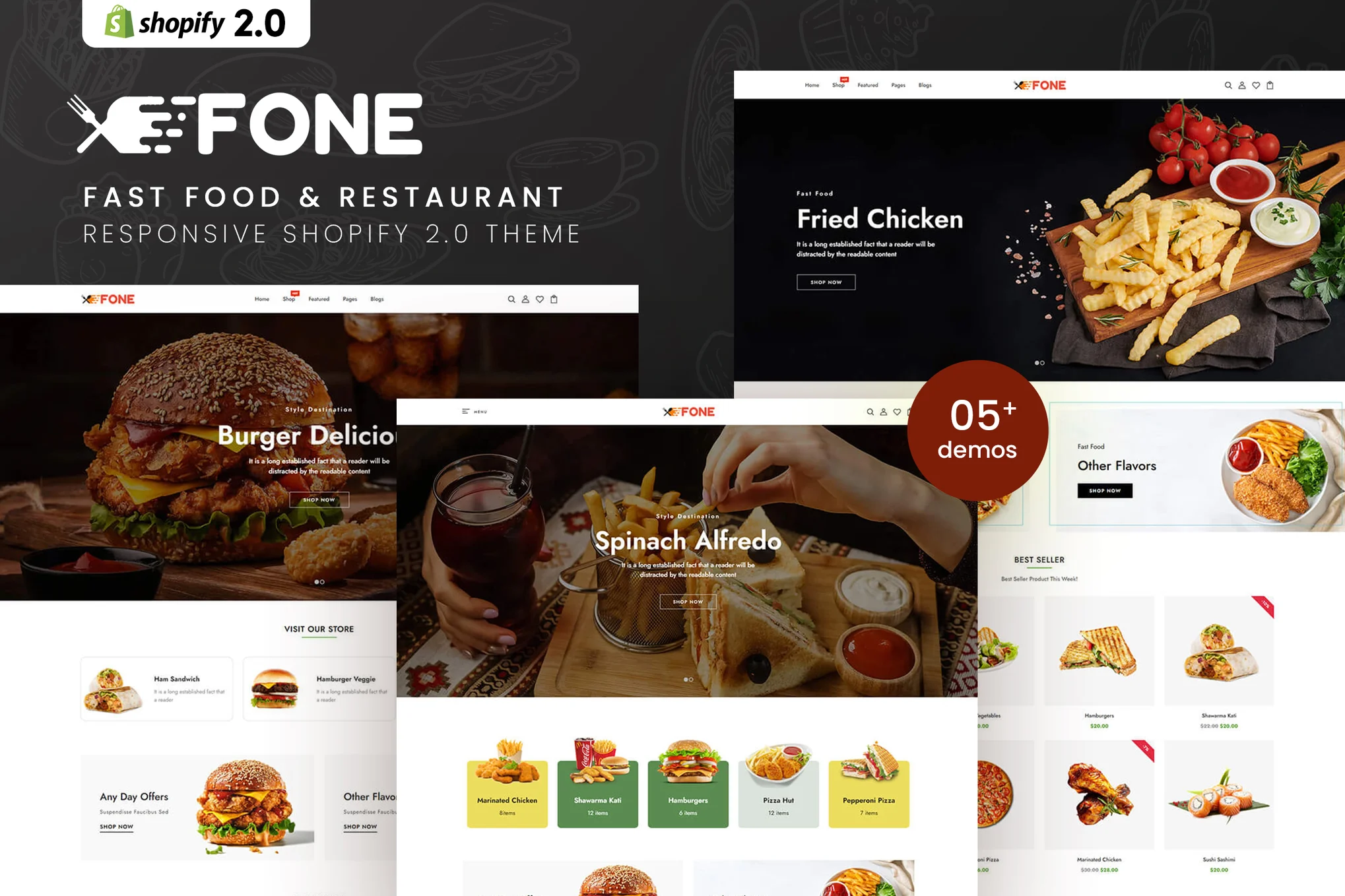 Fone Restaurant Shopify Theme