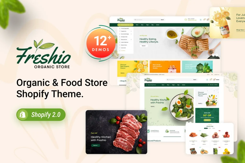 Freshio Food Store Shopify Theme