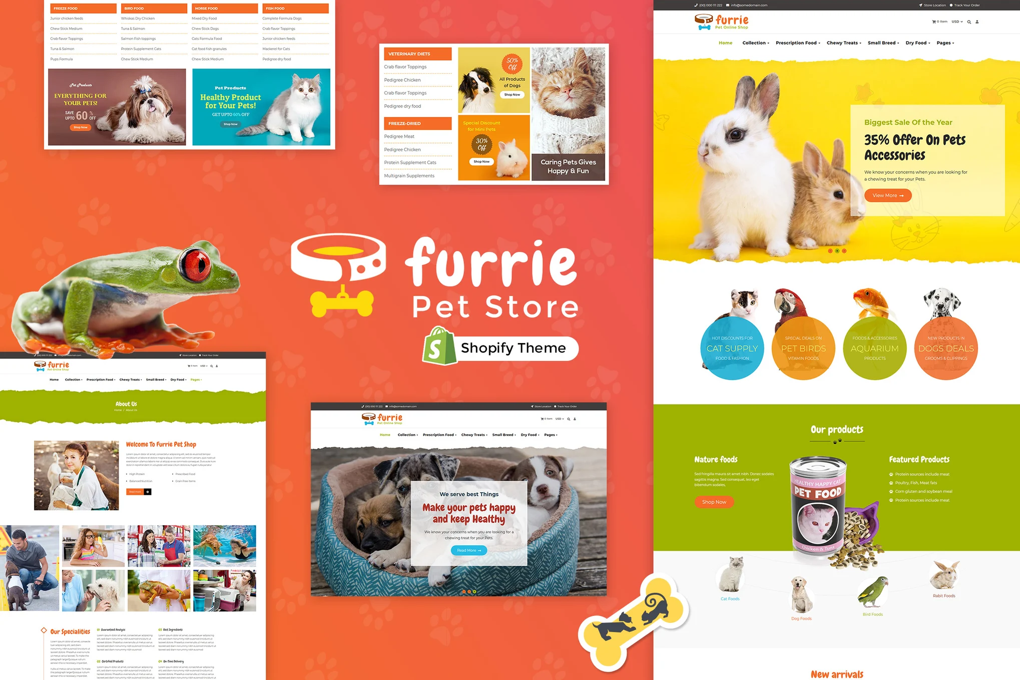 Furrie Pet Store Shopify Theme