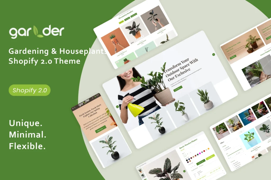 Garder Houseplants Shopify Theme