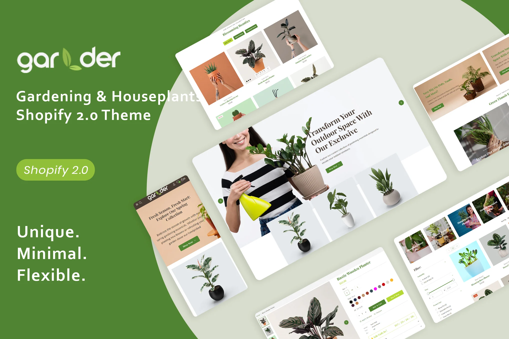 Garder Houseplants Shopify Theme