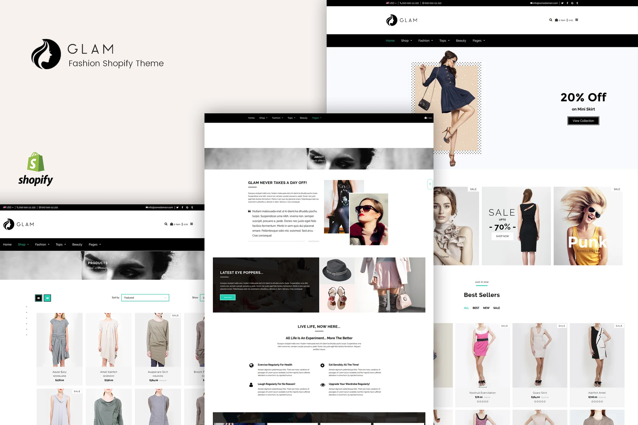 Glam Fashion Shopify Theme