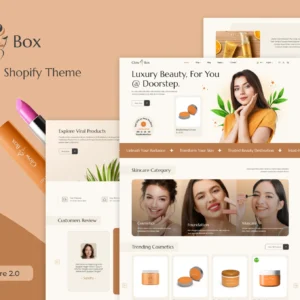 Glowbox Cosmetics Shopify Theme