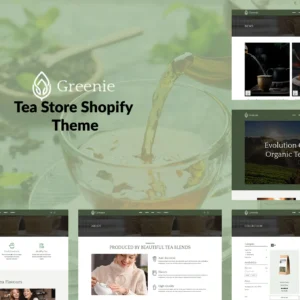 Greenie Coffee Store Shopify Theme