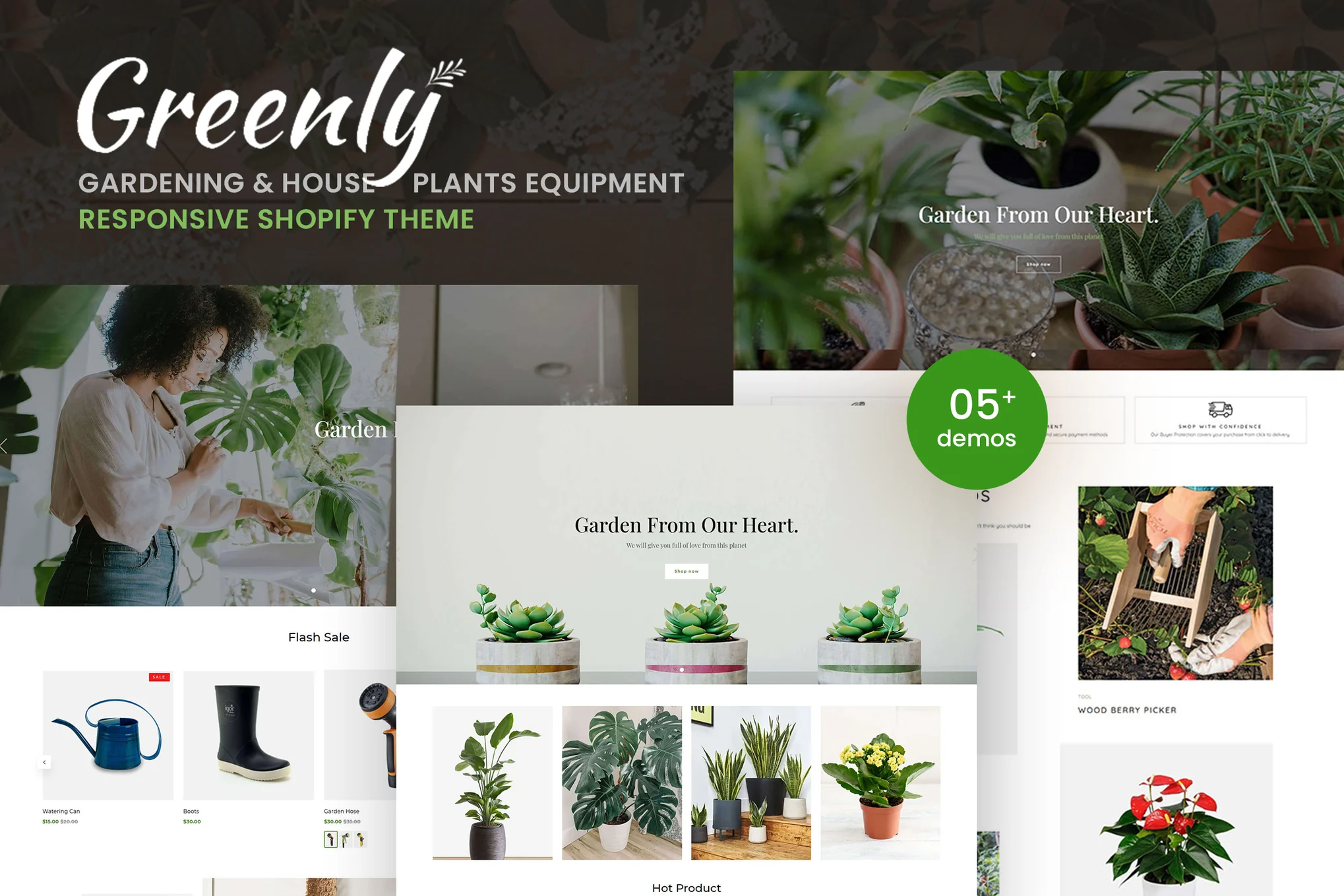 Greenly Gardening Shopify Theme