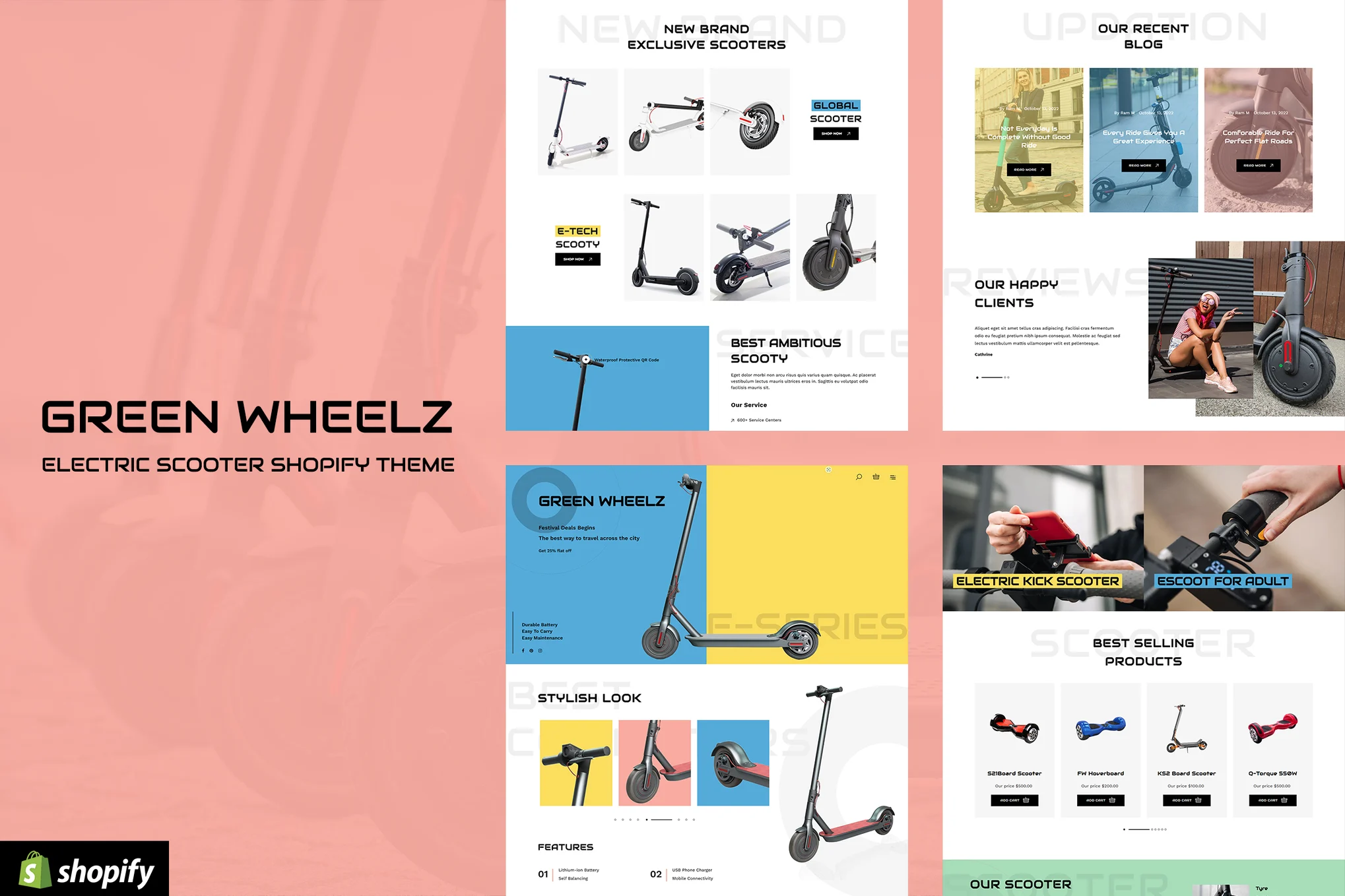 GreenWheelz Shopify Theme
