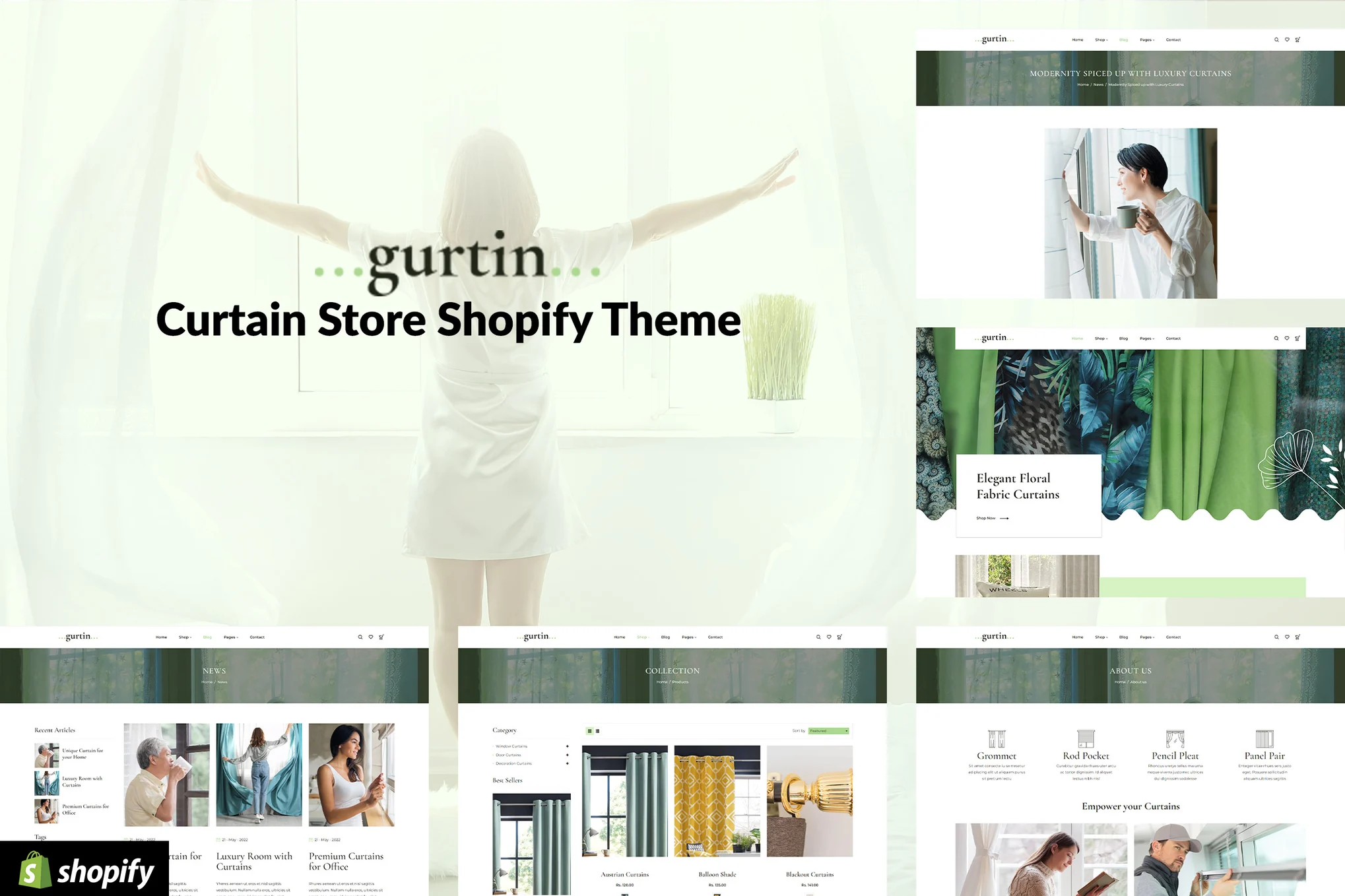 Gurtin Blinds Store Shopify Theme