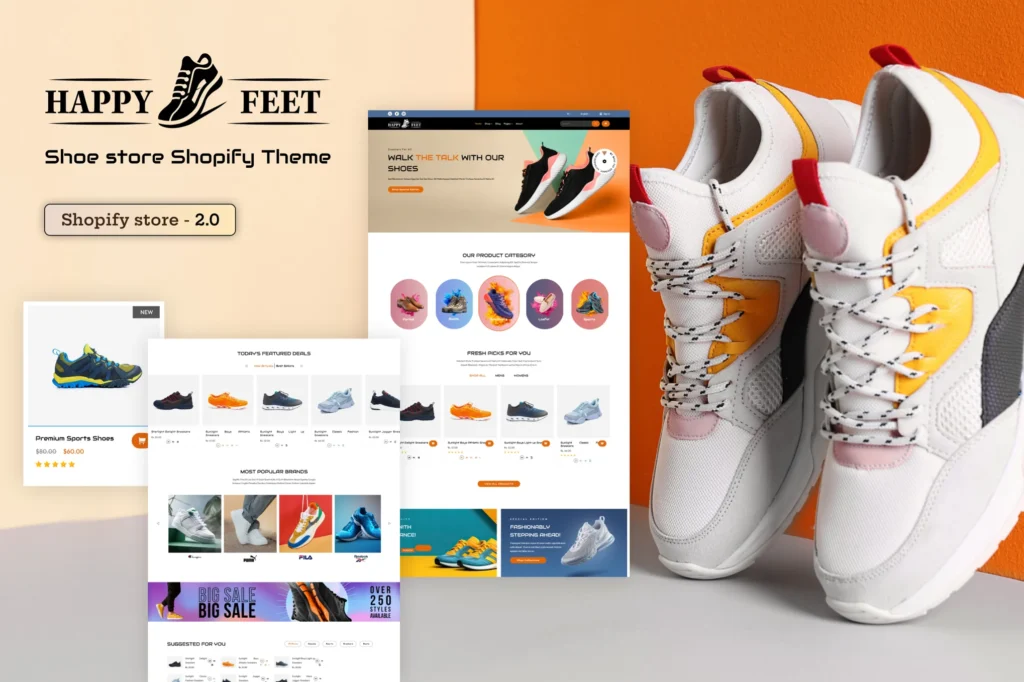 HappyFeet Footwear Shopify Theme