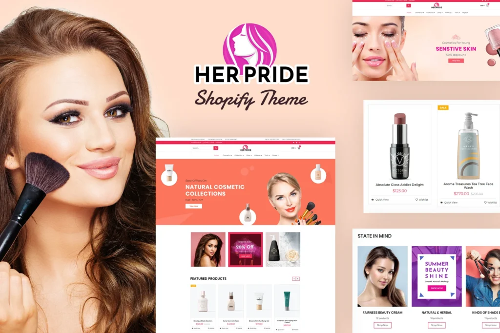 HerPride Cosmetic Shopify Theme