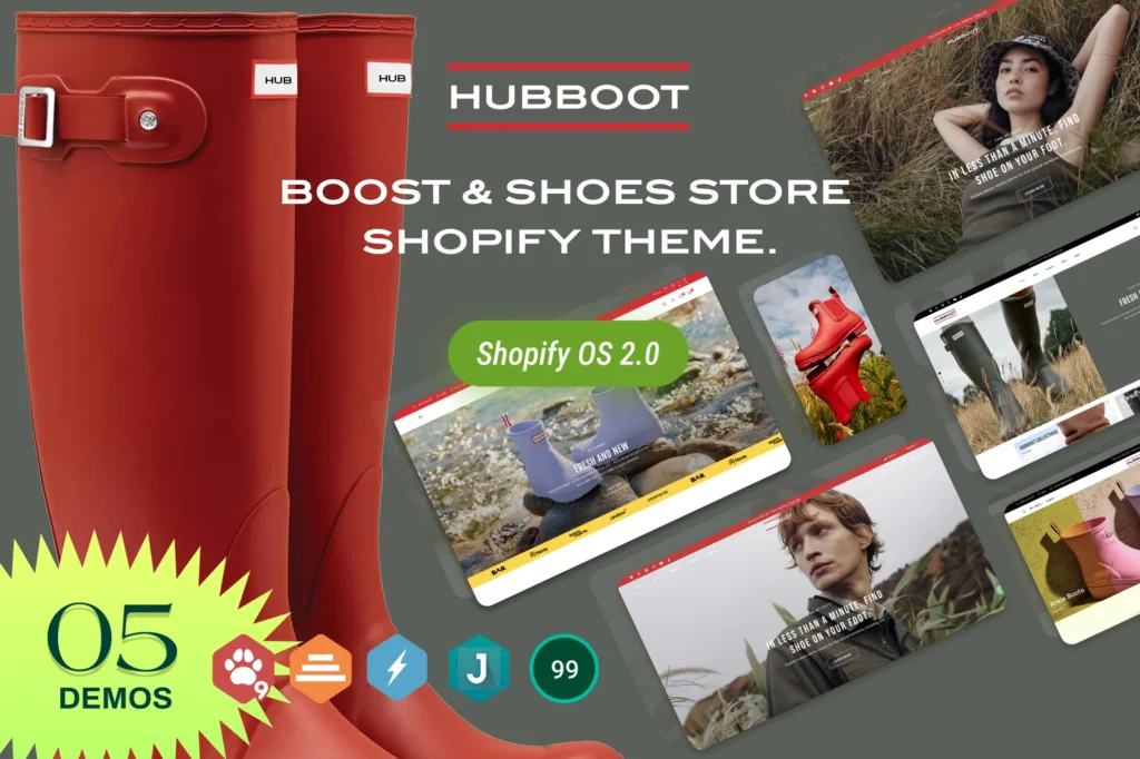 Hubboot Shoes Store Shopify Theme