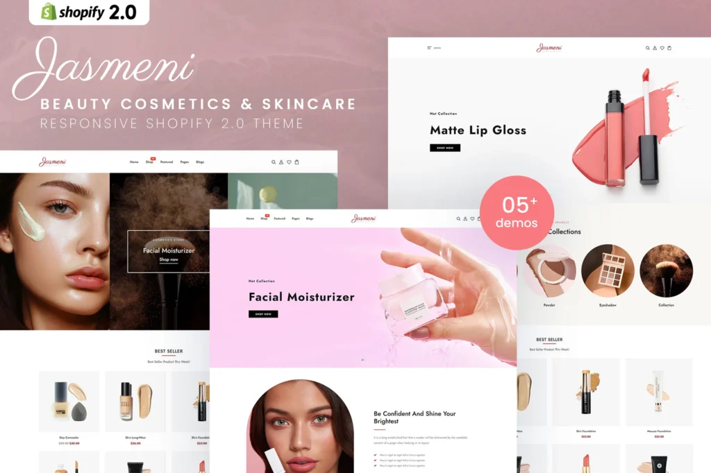 Jasmeni Skincare Shopify Theme