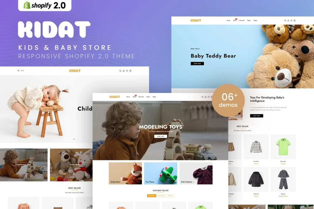 Kidat Baby Store Shopify Theme