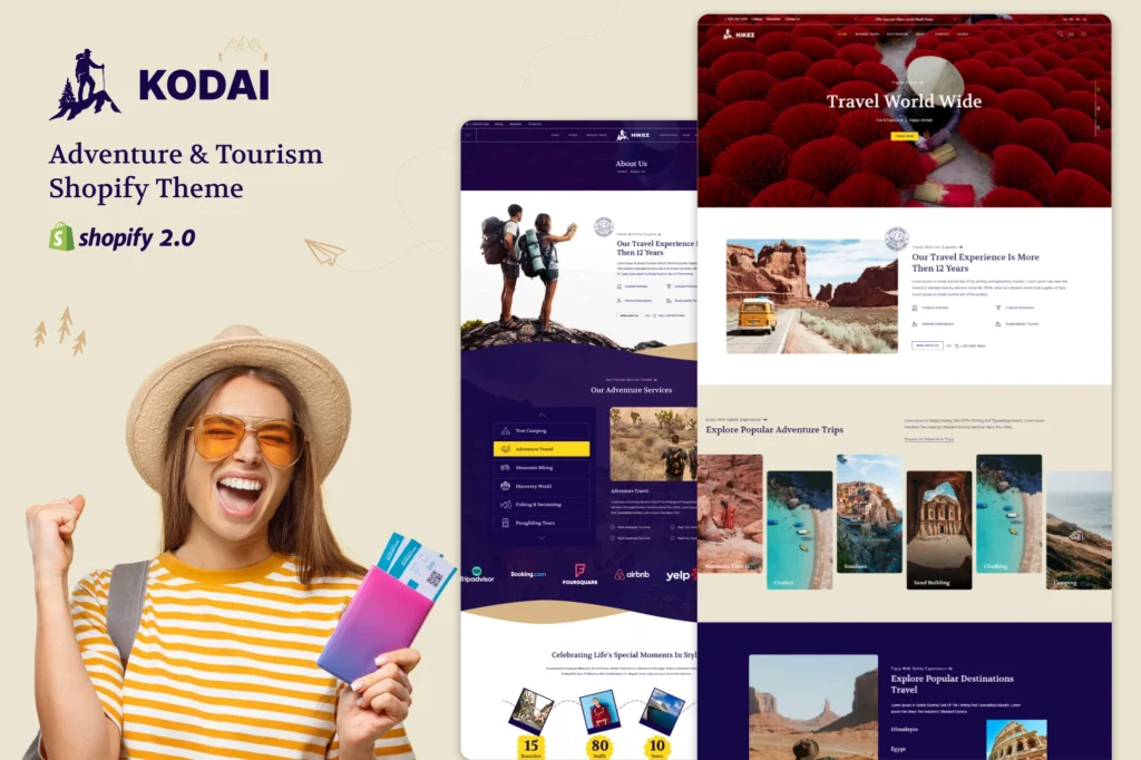 Kodai Tourism Shopify Theme