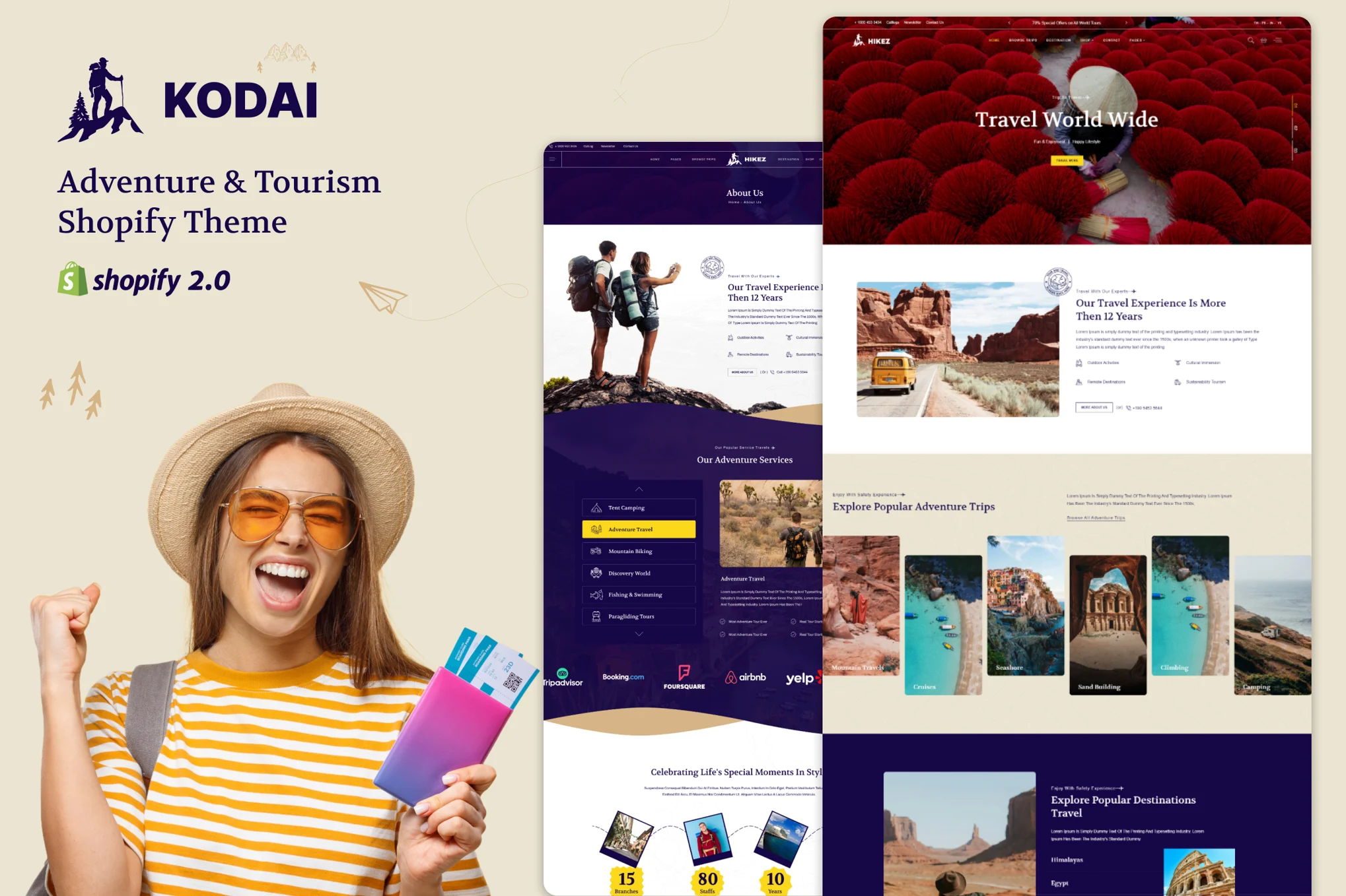 Kodai Tourism Shopify Theme