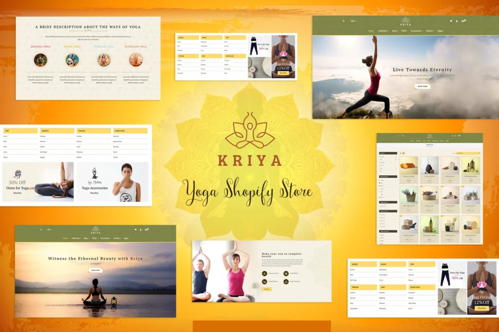 Kriya Yoga Shopify Theme