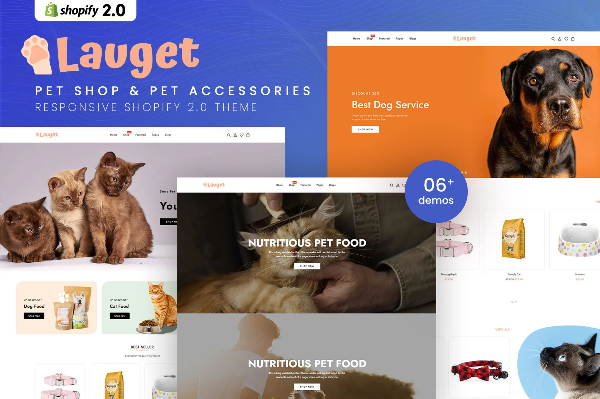 Lauget Pet Shop Shopify Theme
