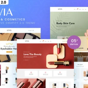 Levia Cosmetics Shopify Theme