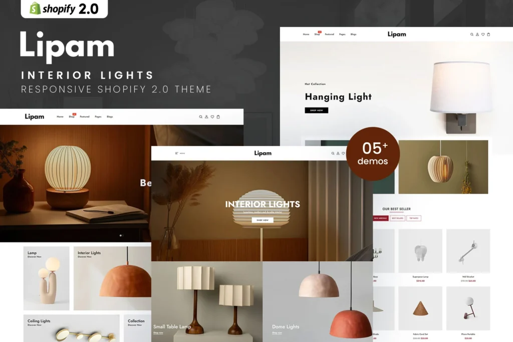 Lipam Interior Design Shopify Theme