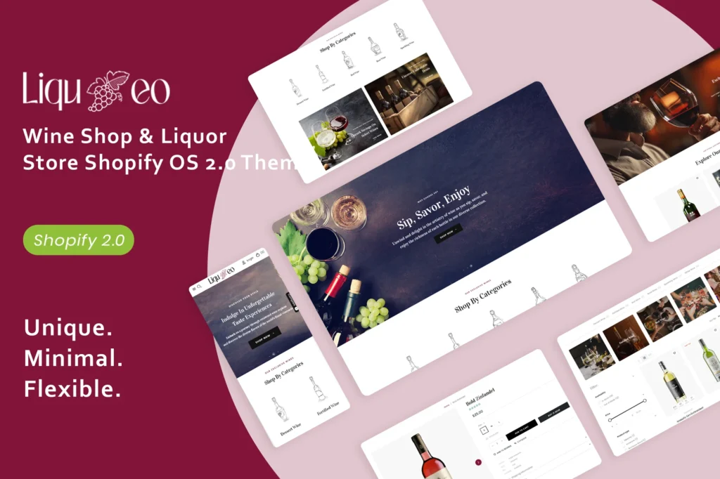 Liqueo Wine Shop Shopify Theme