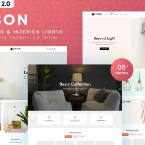 Lison Interior Lights Shopify Theme