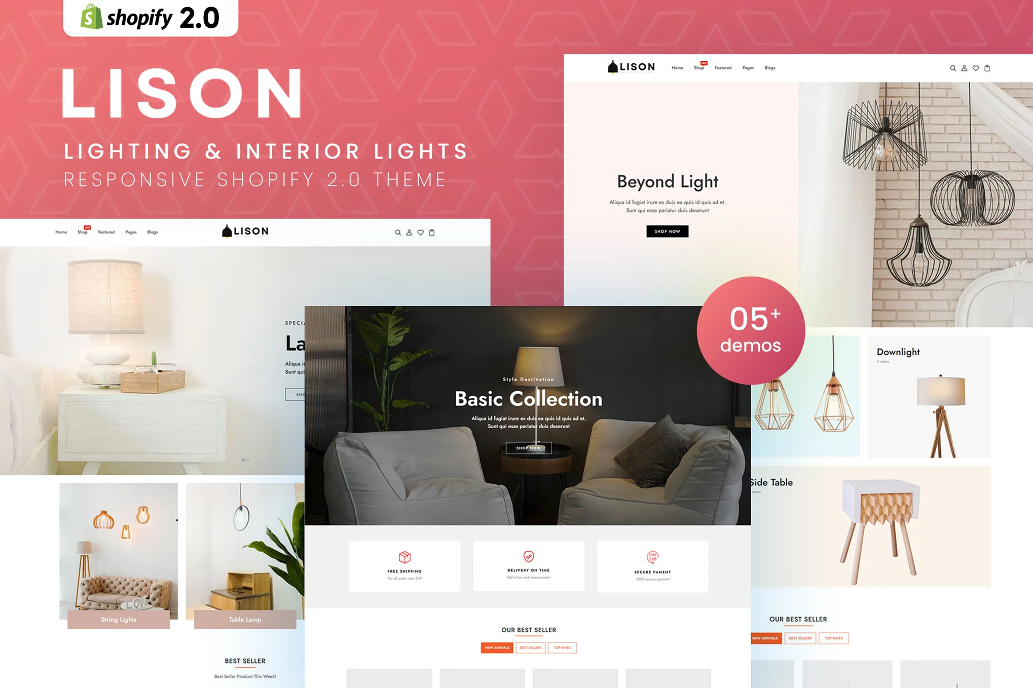 Lison Interior Lights Shopify Theme