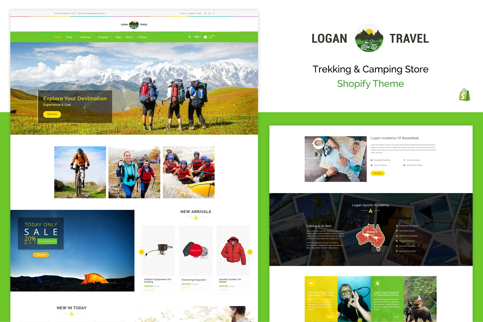 Logan Camping Shopify Theme