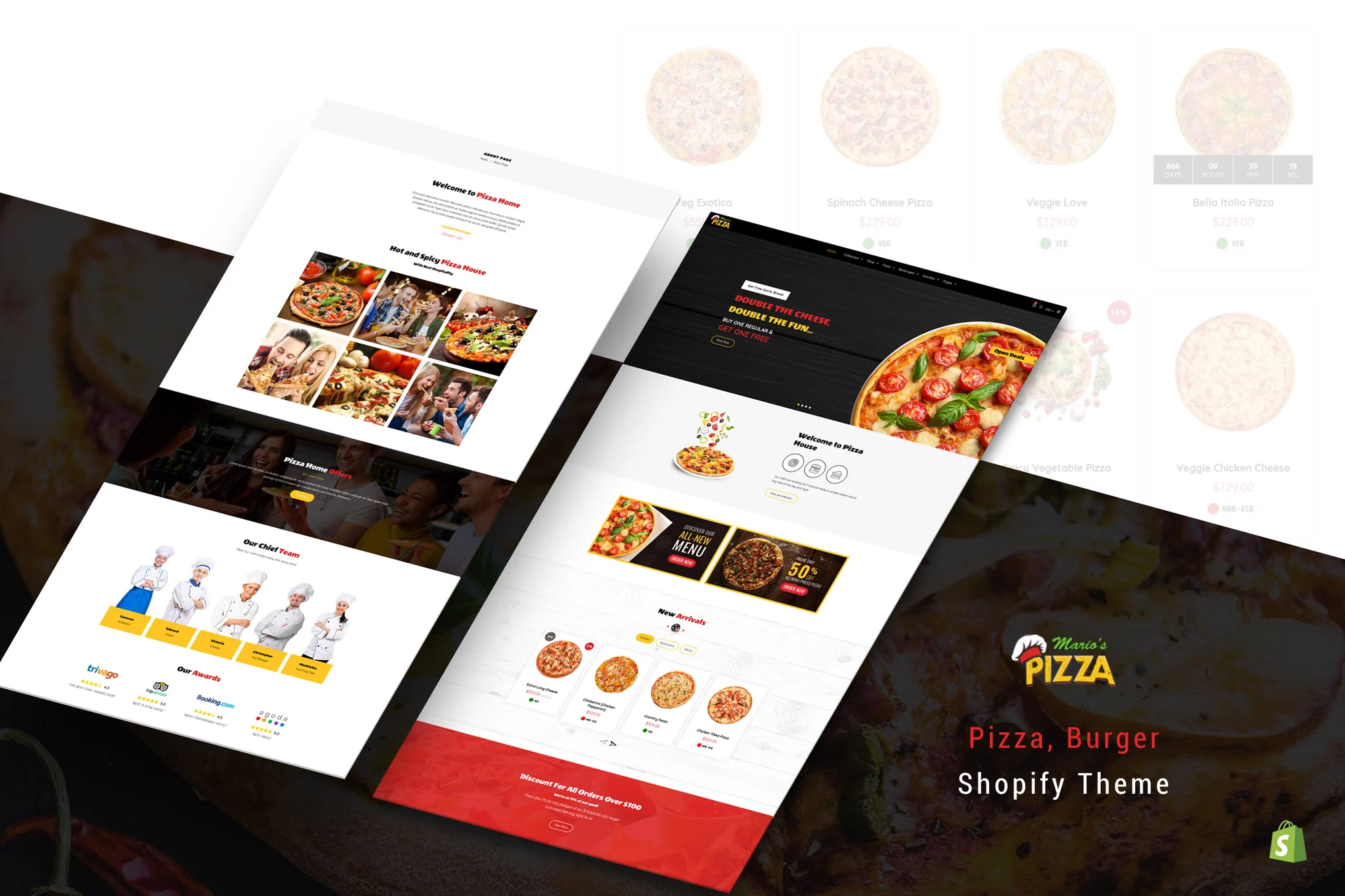 Marios Pizza Shopify Theme
