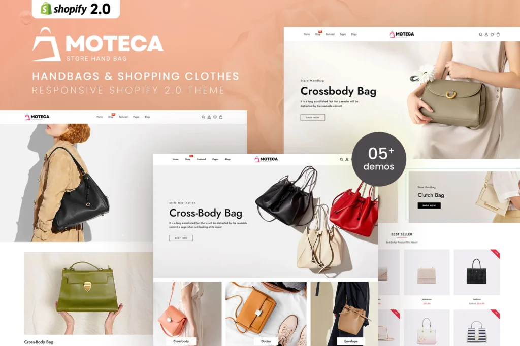 Moteca Handbags Shopify Theme
