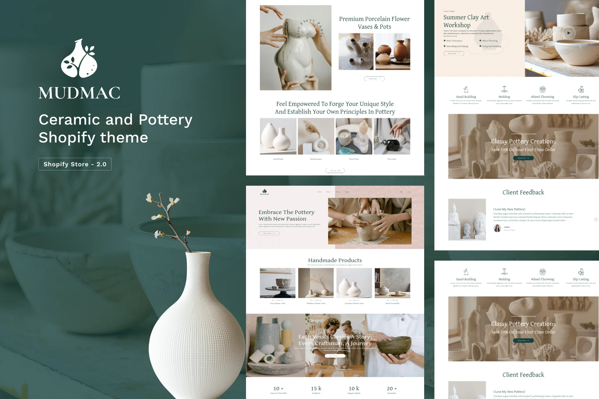 Mudmac Ceramic Shopify Theme