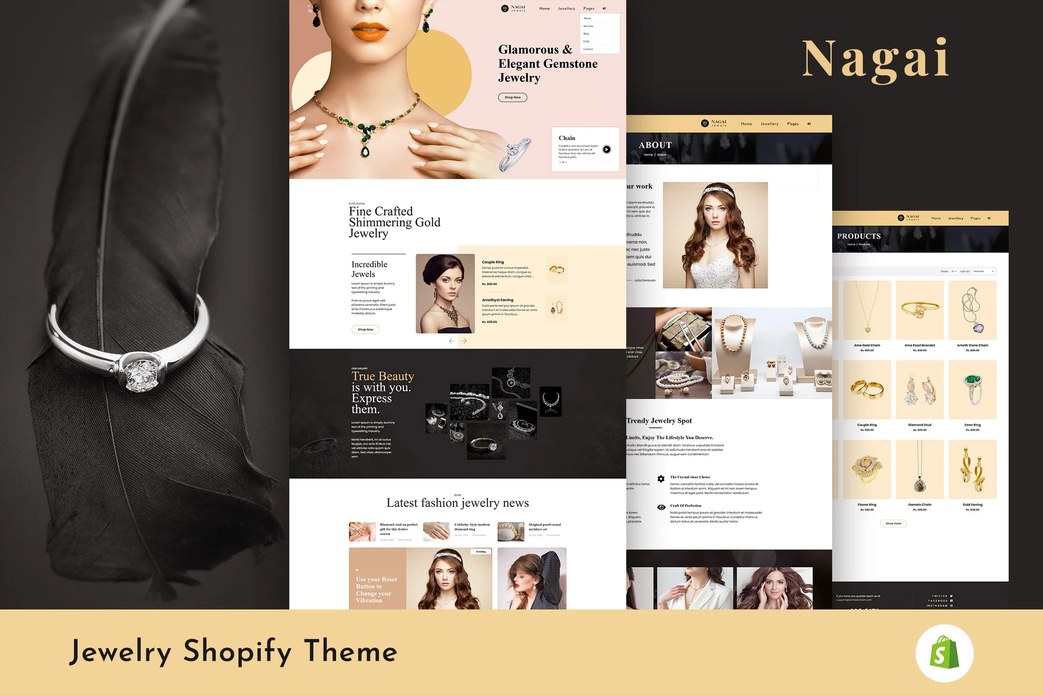 Nagai Jewelry Shopify Theme