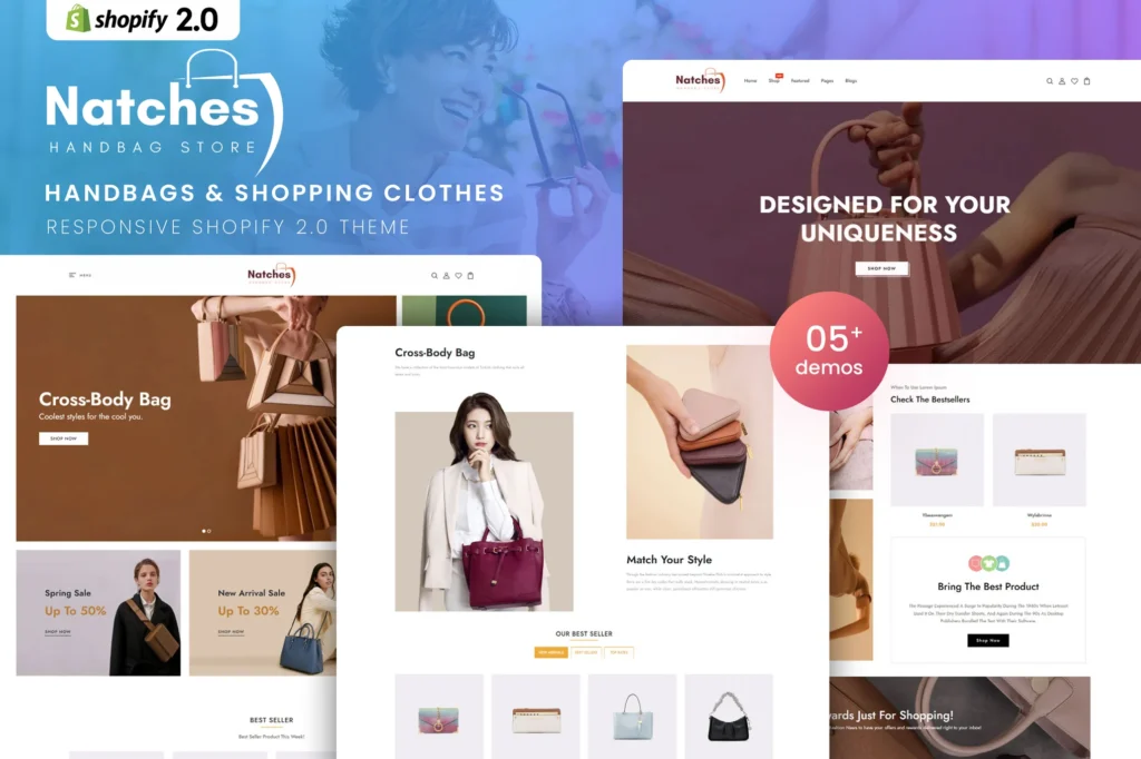 Natches Handbags Shopify Theme