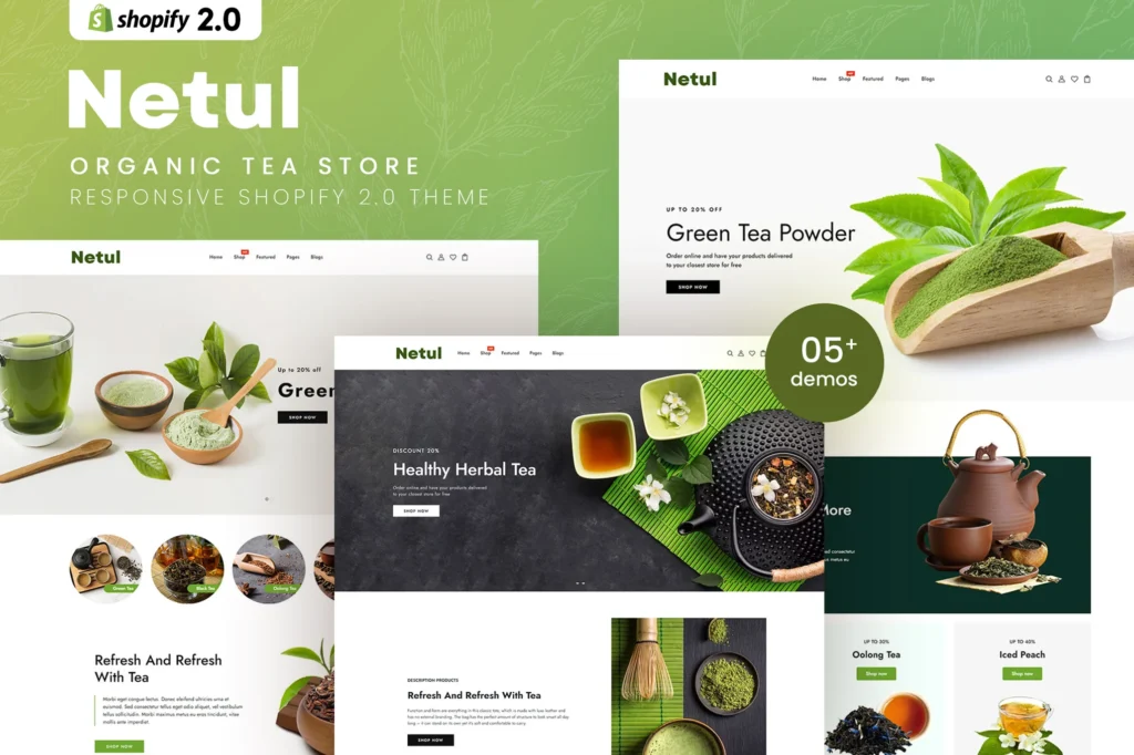 Netul Tea Store Shopify Theme