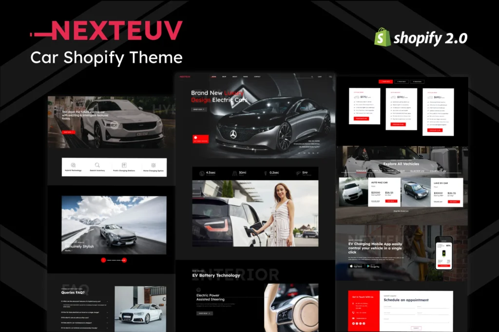 NextEuv EV Shop Shopify Theme