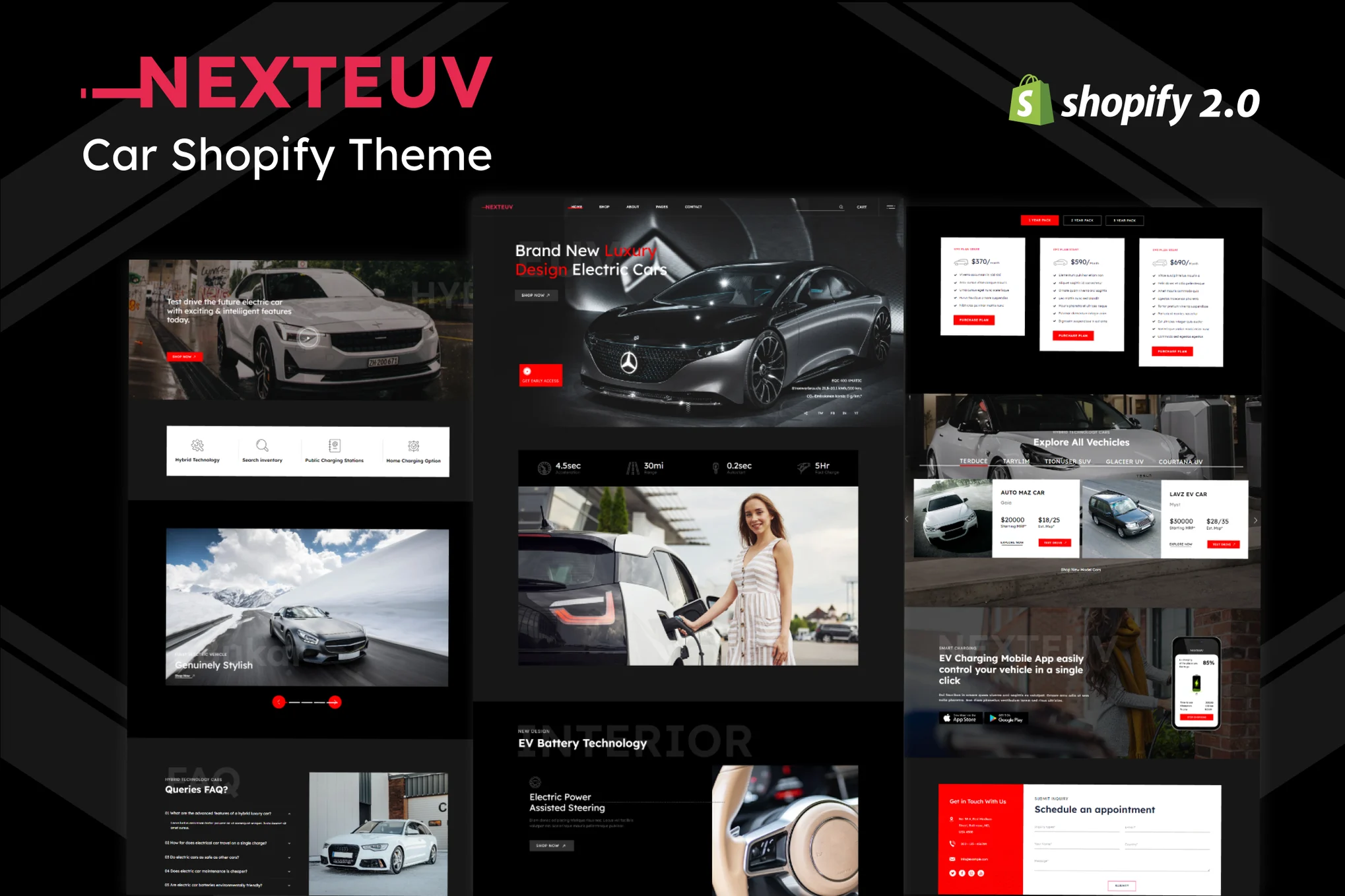 NextEuv EV Shop Shopify Theme