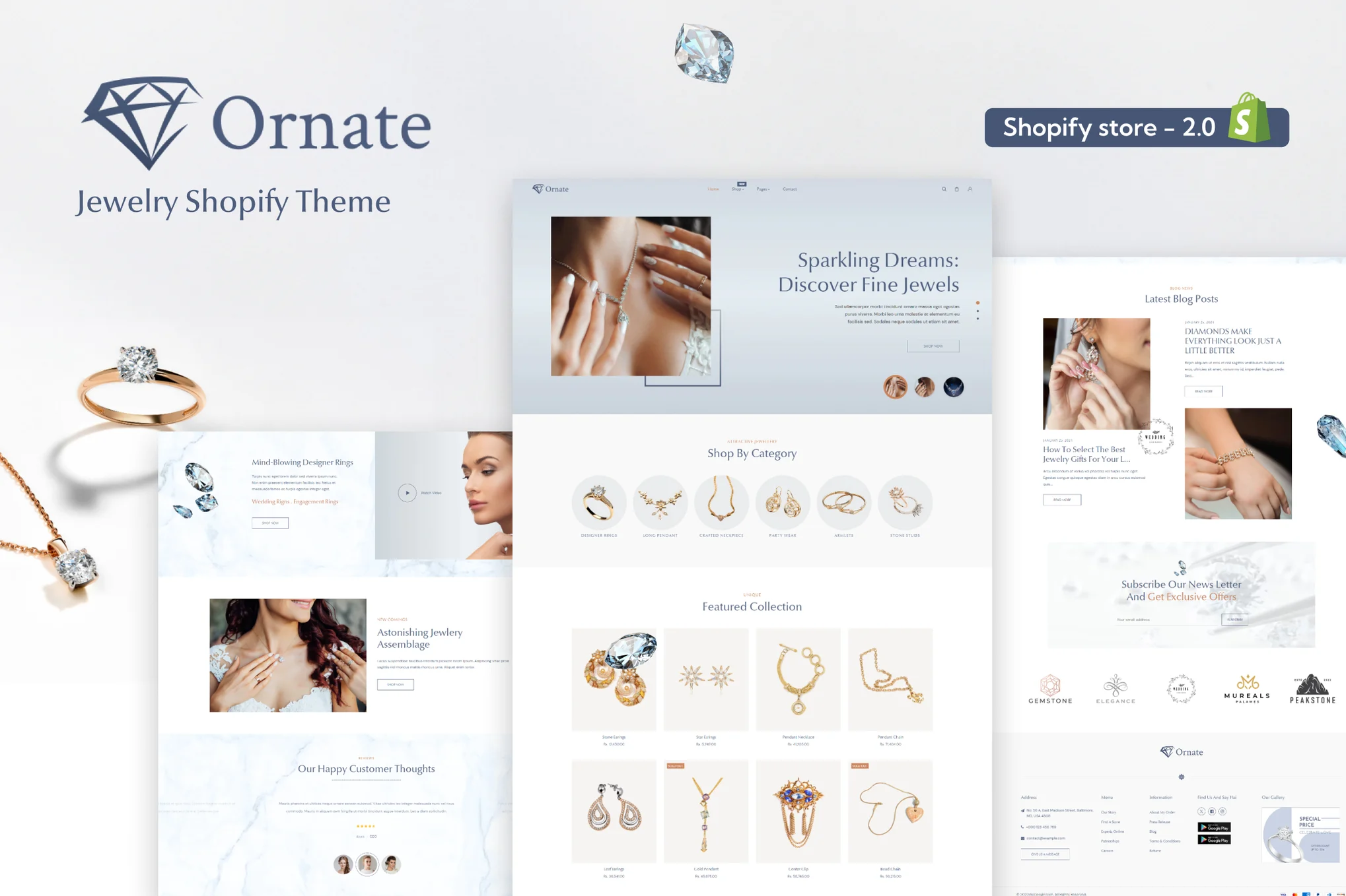 Ornate Jewellry Store Shopify Theme