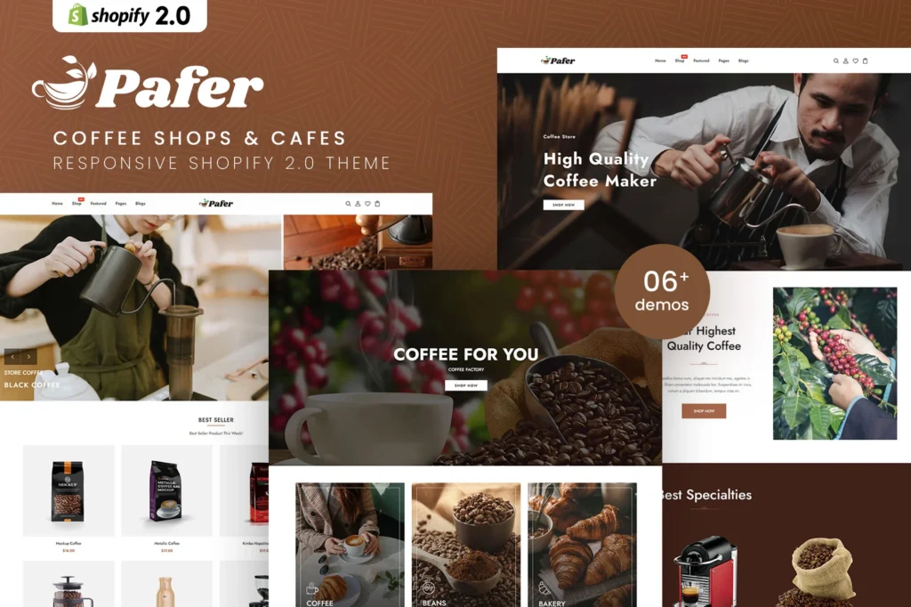 Pafer Cafes Shopify Theme