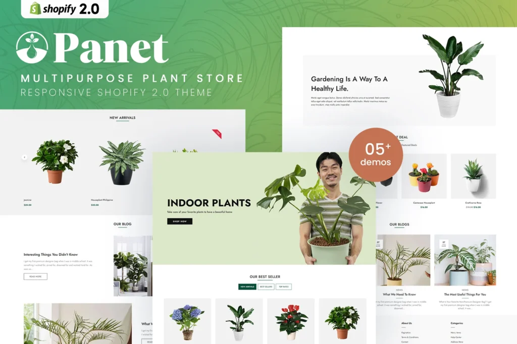 Panet Plant Store Shopify Theme