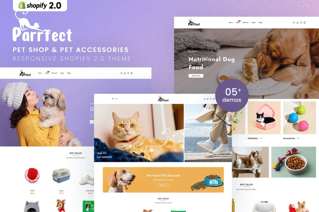 Parrfect Pet Shop Shopify Theme