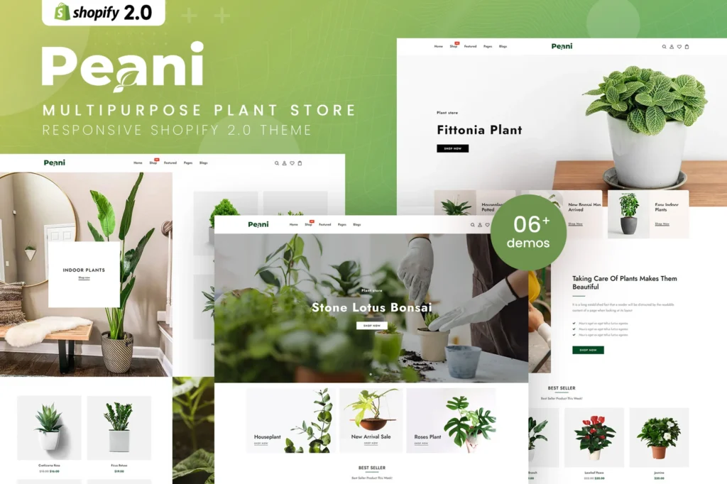 Peani Plant Store Shopify Theme
