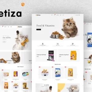 Petiza Pets Food Shopify Theme