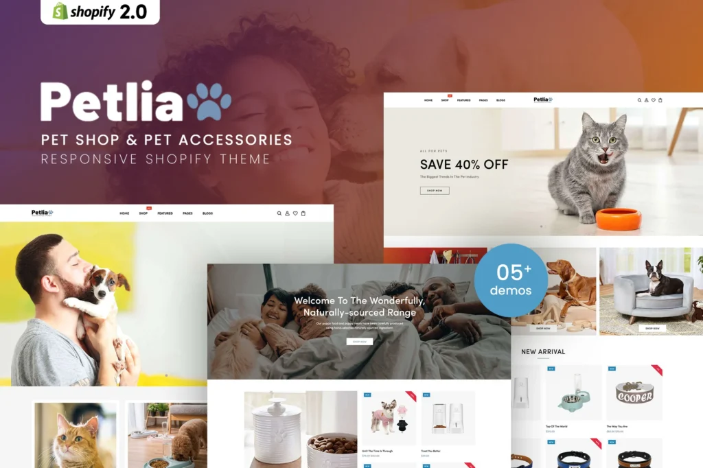 Petlia Pet Accessories Shopify Theme