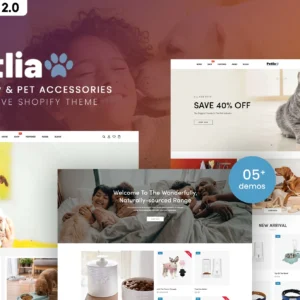 Petlia Pet Accessories Shopify Theme